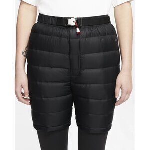 NIKE X TOM SACHS Unisex Down Fill Shorts Size S In Black/Black